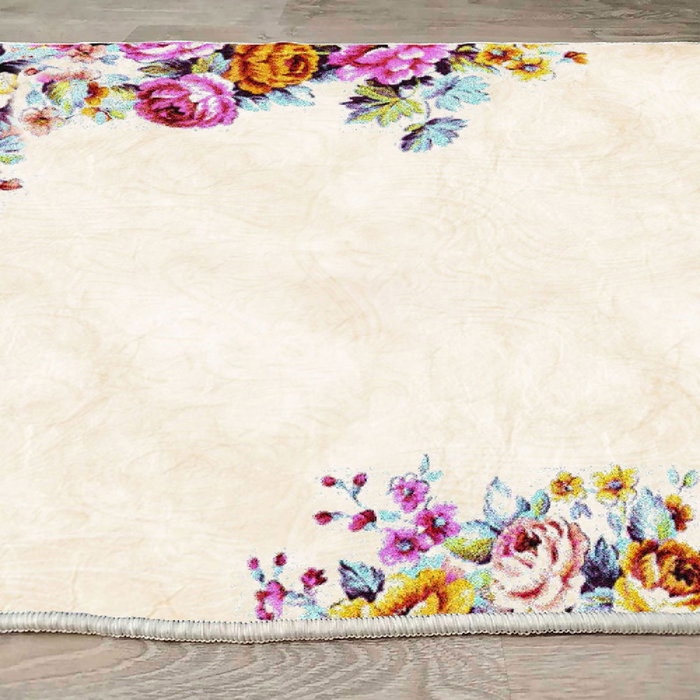 Conceptum Els1801 Alfombra de Pasillo de Terciopelo Multicolor 100 x 150 cm